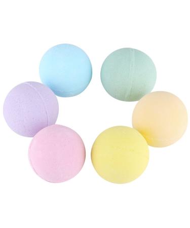 Bath Bomb Set  6pcs/Set Handmade Spa Aromatherapy Bath Bomb Relaxation Moisturizing Essential Oil Spa Bomb Bath Balls Soothe Dry Skin