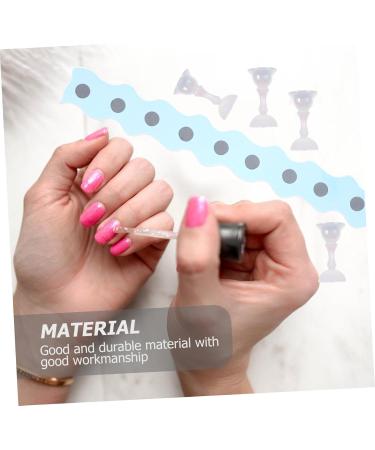 Ipetboom 1 Set Nails Nail Supplies for Beginners Fake Nail Holder Press on Nail Holder Nail Stand Nail Art Stand Nail Display Stand Nail Practice Stand Magnetic Nail Mud Push Type - Buy Online on GoSupps.com