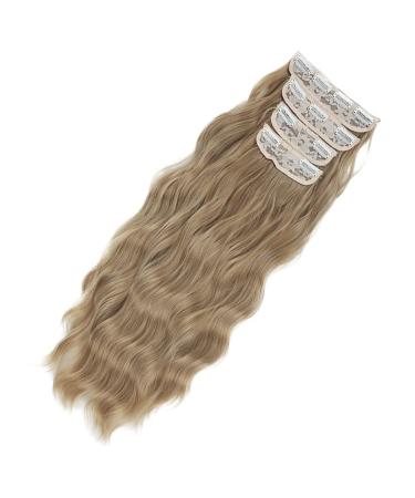 FOMIYES Hair Extension Set of Four Hairpieces Hair Toppers Hair Highlights Clip in Hair Extensions Womens Wigs 6d Hair Extensions Curls High Temperature Wire Long Hair Piece Miss