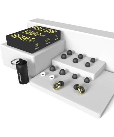 Earguard Plus Earplugs - Noise Reduction for Concerts Musicians Motorcycles & Studying | Gorgeous Gold - Shop Internationally - Buy Online on GoSupps.com