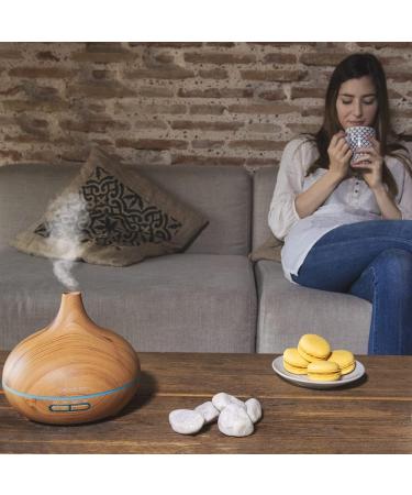 Cecotec Ultrasound Humidifier Pure Aroma 300ml - Timer 7 LED Colors Aromatherapy & Ultra Quiet - Buy Online on GoSupps.com