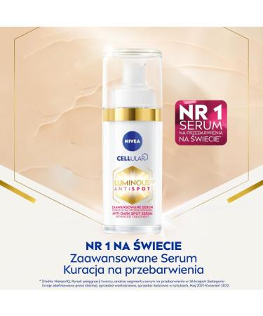 Beiersdorf AG Nivea 2 pack LUMINOUS day cream 40 ml and antidiscoloration serum 30 ml - Buy Online on GoSupps.com