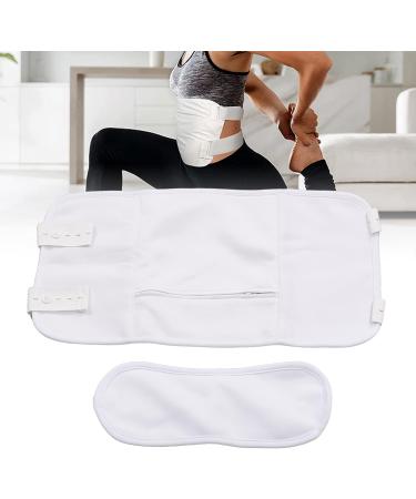 Reusable Organic Castor Oil Pack Kit for Waist & Thyroid Detox - Adjustable Rubber Band Oil Not Included - Buy Online on GoSupps.com