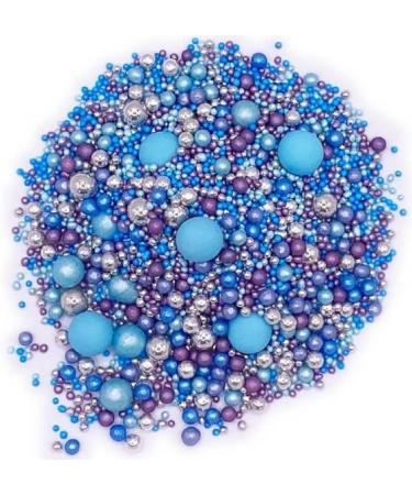 200g PEARL MIX - TWINKLE BLUE Sprinkles 6486 edible cake decorations Party Pack 200g