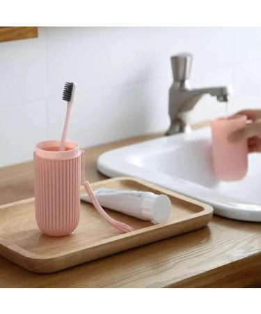 Travel Toothbrush Holder Case - 2Pcs Portable Toothbrush Cover with Strap for Daily Use & Camping | International Shipping - Buy Online on GoSupps.com