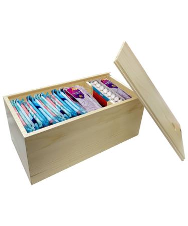 Yeebeny sanitary napkin storage container pad holder for periods tampon holder for bathrooms tampon and pad holder sanitary napkin storage tampon organizer jaw