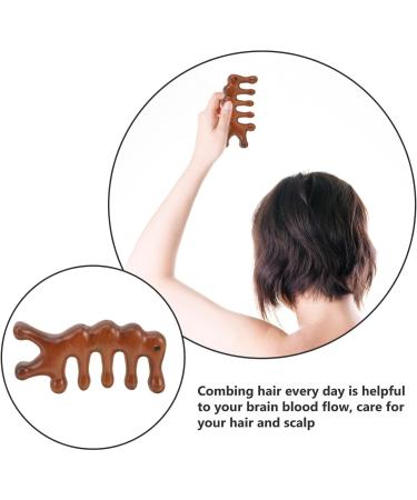 Beavorty Peigne de Massage pour Chevelu Peigne Bois avec Picots Antistatique pour Cheveux - Buy Online on GoSupps.com