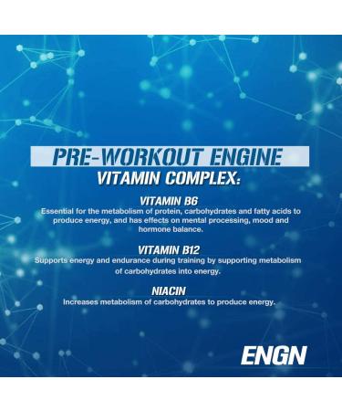 Evlution Nutrition ENGN Pre-Workout 30 Servings - Pikatropin-Free Intense Energy Powder (Blue Raz) - Buy Online on GoSupps.com