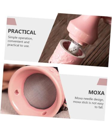 JECOMPRIS Peach Blossom Moxibustion Ceramic Bottle - Heat Holder & Body Massage Device for Relaxation & Muscle Relief | International Shipping Available - Buy Online on GoSupps.com