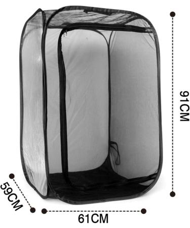 Makluce N/P Large Monarch Butterfly Habitat Mini Cage Mini Plant Greenhouse Insect And Butterfly Cage Pop-up Collapsible Insect Mesh Cage With Zipper Protection For Easier Clean judicious - Buy Online on GoSupps.com