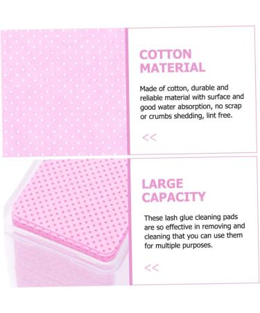 Buy Housoutil 200pcs Eyelash Cleaning Pads - Professional Nail Polish & Makeup Wiper Gel for Nails | Salon Supply for Perfect Adhesion - Buy Online on GoSupps.com
