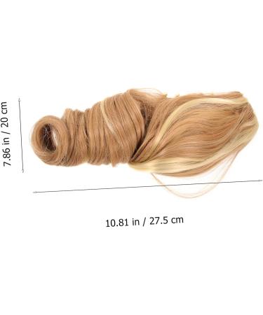Ipetboom High temperature wire long hair piece ponytail Miss curly women headdress extend natural natural looking hair extensions Hair piece curly bang wig human hair - Buy Online on GoSupps.com