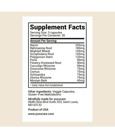 Yuzucare Menopause Support Supplements for Night Sweat & Hot Flash Relief - Hormone Balance for Women - All-Natural & Non-GMO - 60 Veggie Capsules - Buy Online on GoSupps.com