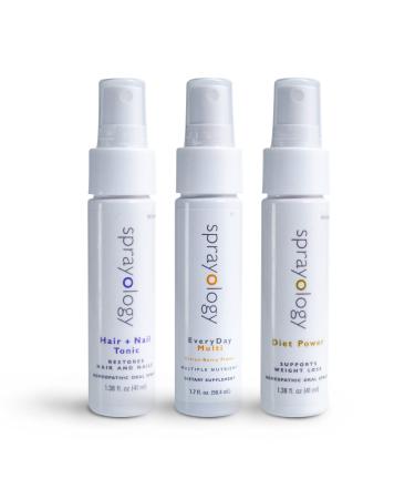 Sprayology Beauty Essentials | Supports Nail and Hair Growth Improves Overall Health and Provides All-Natural Appetite and Craving Control Support