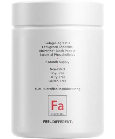 Codeage Liposomal Fadogia Agrestis 600mg Supplement - Fadogia Agrestis 30:1 Extract Vitamin D3 Zinc Fenugreek BioPerine Black Pepper - 2-Month Supply - Liposomal Delivery - Non-GMO 60 Capsules - Buy Online on GoSupps.com