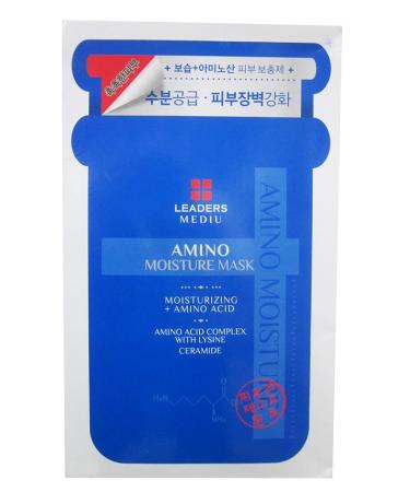 Leaders Amino Moisture Mask - Pack of 10 Sheets - Buy Online on GoSupps.com