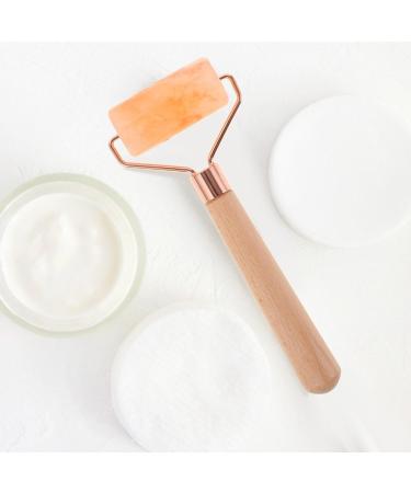 Buy Rose Quartz Face Roller - Facial Beauty Roller for Relaxation & Massage - Perfect for Face Eyes Neck & Body - Buy Online on GoSupps.com