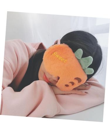 Beavorty Rabbit Carrot Eye Mask - Cute Plush Sleep Blindfold for Students & Travel - Perfect Goodies Bag Stuffer | 1 Count Orange - Buy Online on GoSupps.com
