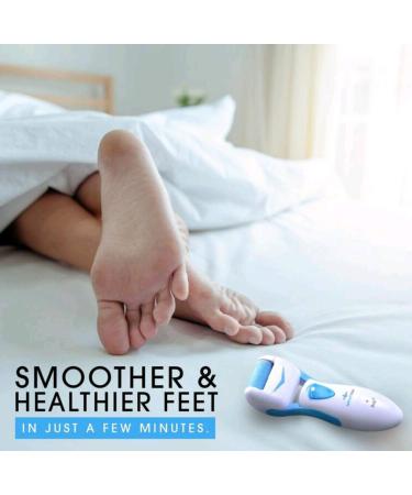 Nature Tech Pedi Electronic Pedicure Foot File - Callus Remover and Shaver with Extra Mineral Pumice Stone Roller Head - Immediate Results for Dry Feet & Cracked Heels - Men & Women (Aqua) - Buy Online on GoSupps.com
