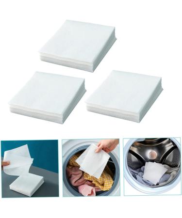 Alipis 360 Pcs Anti-Cross-Dyeing Absorbing Film Dye Trapping Paper Laundry Anti Dyed Cloth Washer Machine Cleaner Grabber Color Savers Anti-Dyed Cloth White Simple Absorbent Paper Whitex5pcs 28X11CMx5pcs - Buy Online on GoSupps.com