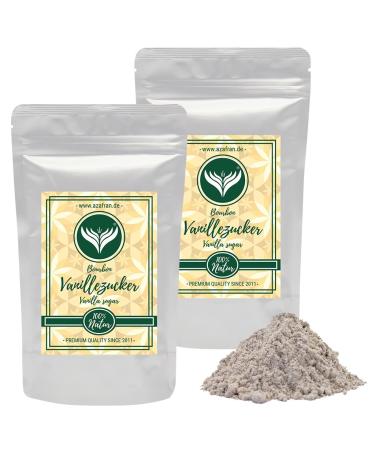 Bourbon Vanilla Sugar - Vanilla Sugar with Real Bourbon Vanilla from Madagascar 500g 500 g (1 pack)