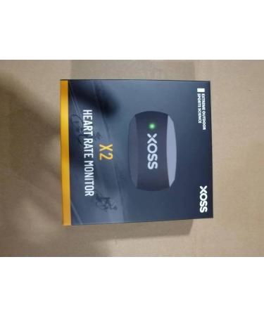 XOSS X2 Bluetooth Heart Rate Sensor - IP67 Waterproof Chest Strap Compatible with Strava Peloton Elite HRV & More - Buy Online on GoSupps.com