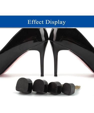 24 Pairs Women's High Heel Replacement Tips & Protectors - Shoe Repair Kit for Grass & Events - Apricot - Buy Online on GoSupps.com