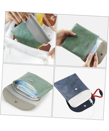 Supvox Women's Bandage & Tampon Storage Bag | PU Sanitary Holder for Menstrual Products | Travel Hygiene Organizer - Buy Online on GoSupps.com