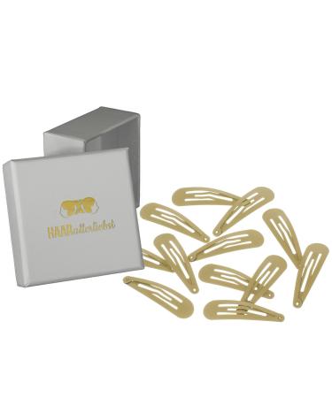 Hair -minded more grip hair clips anti slide (12 pieces | beige | approx. 5cm) for blond hair including box for storage (box color: white)