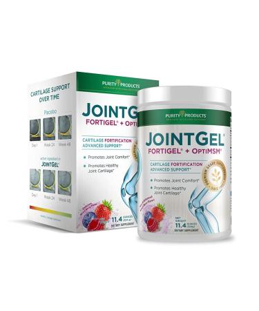 JointGel Formula - Purity Products - Collagen Peptides + MSM - Supports Joint Flexibility + Fortify Joint Cartilage - Berry Powder - 30 Day Supply
