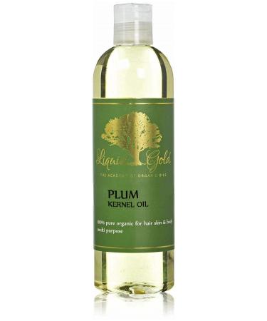 Liquid Gold Inc - 12 oz - Premium Plum Kernel Oil - 100% Pure Cold Pressed Natural Organic 12 Fl Oz (Pack of 1)