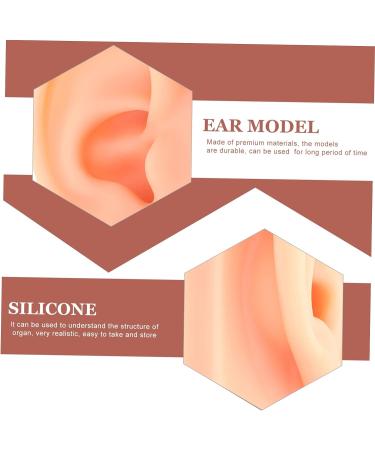 VILLFUL Khaki Silicone Ear Model for Jewelry Display and Earrings Piercing - Buy Online on GoSupps.com