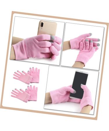 Beatifufu 2 Pairs Moisturizing Gloves Hands Spa Moisturizing Cover Gels Gloves Hands Care Mittens Dry Hands Moisturizing Spa Gloves Womens Glives Polyester Leather Gloves Miss Screen - Buy Online on GoSupps.com