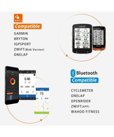 Magne Speed/Cadence Sensor for Cycling - Wireless Bluetooth/Ant+ RPM Sensor for Road & Spinning Bikes - Compatible with Onelap, Wahoo, Zwift, Strava - Buy Online on GoSupps.com