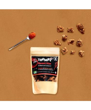La P pite Tooma - ORGANIC MEAL Granola | Ready to eat | 100% NATURAL | SWEET KISS - Tomato & Cajun Spices - Pack of 3 (3x120g) | Vegan meal replacement - Buy Online on GoSupps.com