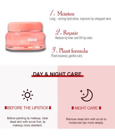 Jelly Moisturizing Lip Masks - Fading Lip Lines Lip Mask - Reducing Dryness Lip Sleeping Mask - Lip Smoothness Lip Masks - Lip Repair Lip Mask - Berry Fragrance Lip scrub - Buy Online on GoSupps.com