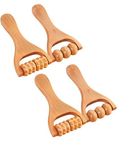 GLEAVI 12pcs Massage Hand Roller Set - Wooden Foot Sole & Neck Massager - International Shipping - Buy Online on GoSupps.com