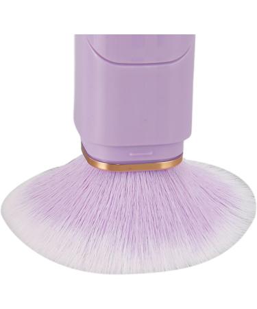 Portable Makeup Brush Ergonomic Strong Grip Anti-deformation Retractable Double Head Powder Brush for Home Use (Purple) - Buy Online on GoSupps.com