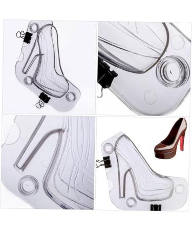 PRETYZOOM Chocolate Mold Shoe Fondant Mold 3D Shoes Cake Mold for Chocolate 3D High Heel Meaningful Gift Sugarcraft Mold Soap Making Decor Reusable Mold Muffin Cartoon Plastic Miss - Buy Online on GoSupps.com