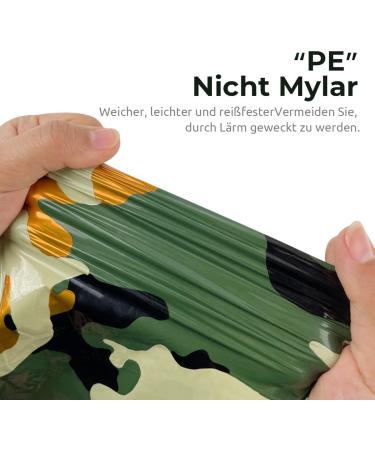 Bearhard Ultra-Light Waterproof Thermal Emergency Sleeping Bag Bivouac Sack - Survival Gear for Camping Hiking & Backpacking - Camouflage - Buy Online on GoSupps.com