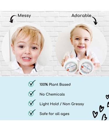 LANE & CO. Hair Paste - Natural & Organic Styling Gel for Babies, Toddlers & Kids - Safe, Non-Sticky Formula to Tame Bed Head & Flyaways - 2oz - Buy Online on GoSupps.com