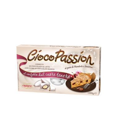 CRISPO Crispo Confetti Cioco Passion Mandorle et Amarene - Couleur blanche - 3 paquets de 1 kg 3 kg