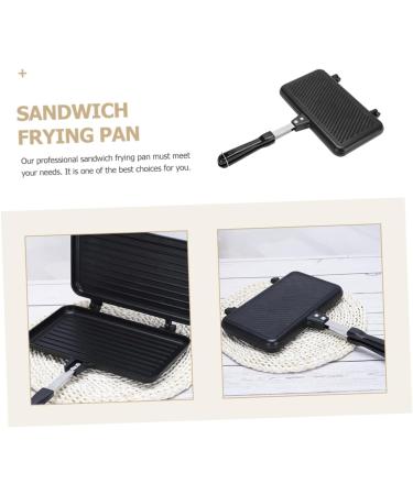 OUNONA Sandwich Pan Waffle Maker Flip Skillet Pan Steak Cake Baking Pans Sandwich Press Grill Comales para Tortillas Induction Frying Pan Flat Aluminum Egg Electric Frying Pan - Buy Online on GoSupps.com