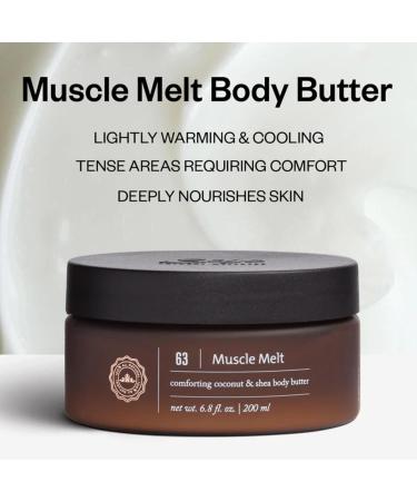 Shop Saje Muscle Melt Body Butter - Shea & Coconut Oil for All Skin Types - Moisturizing Mango & Sweet Birch - Buy Online on GoSupps.com