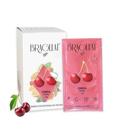 BRAGULAT Bragulat Fruit Concentrated Powder Instant Beverage Juice & Soft Drinks Cherry - 15 Bags