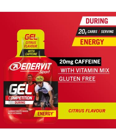 Enervit Sport Energy Gel Mixed Pack - 10 x 25 ml | Boost Your Energy for Sports & Travel - Fast International Shipping - Buy Online on GoSupps.com