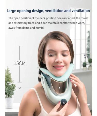 Adjustable Inflatable Neck & Ear Traction Device | Ultimate Neck Pain Relief | Comfortable Support & Decompression - Buy Online on GoSupps.com