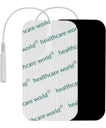 Buy TENS Electrode Pads - 10x5 cm Self-Adhesive Electrodes (8 Pack) Compatible with TENSCare Elle Auvon & Neurotrac - International Shipping Available - Buy Online on GoSupps.com