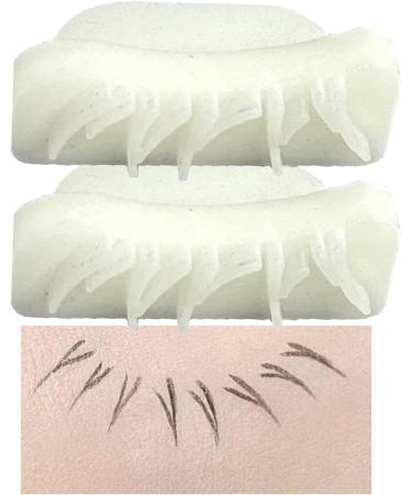 False Eyelash Stamp - Portable Eyelash Makeup Device | Lower Lashes Extensions Stamp Eye Makeup Tool False Eyelashes Enhancer Cute and Playful - Buy Online on GoSupps.com