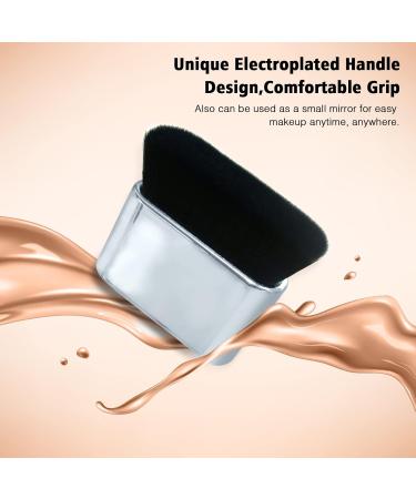 Premium Angled Kabuki Brush for Flawless Liquid Foundation & Cosmetics Powder Foundation Brush for Blending Buffing & Setting | International Shipping Available - Buy Online on GoSupps.com